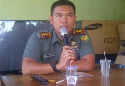 Komandan Kodim 0419 Tanjung Jabung, Letkol Inf Freddino Silalahi.